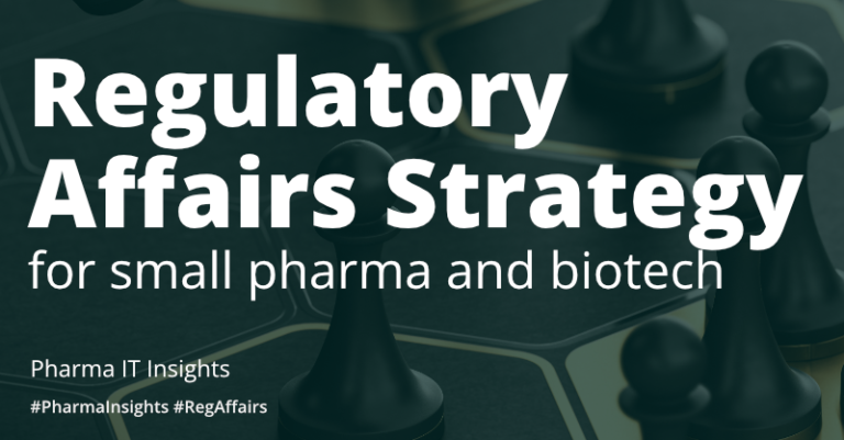 Insight Banner for post about regulatory affairs strategy in small pharma and biotech
