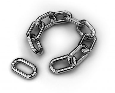 Small,Circle,Made,Of,A,Chain,With,A,Missing,Link